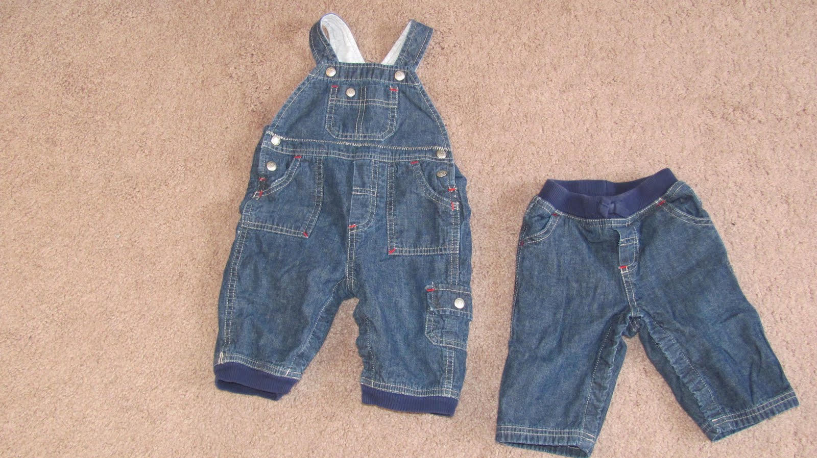 Twin Boy Clothes Baby Gap My First Denim Overalls and Jeans (36 Months)