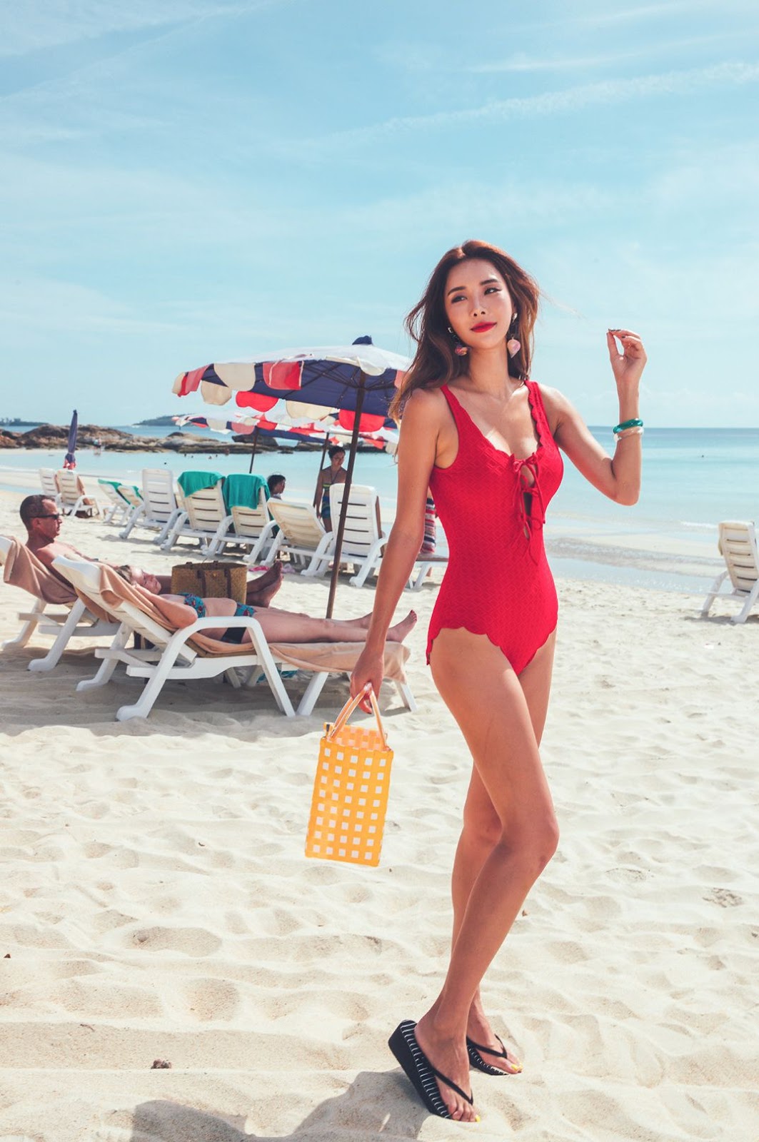 Park Da Hyun - The Red Swimsuit - 191218 - TruePic.net