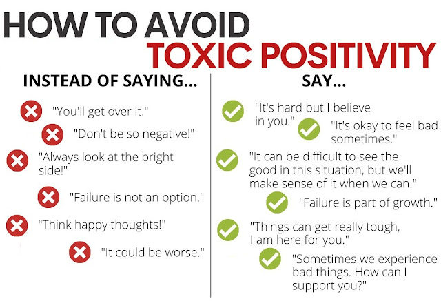 how to avoid toxic positivity