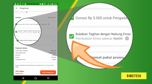 Cara Menjual Emas yang Ada di Akun Tokopedia Emas