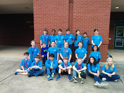 MCPS Elementary Science Olympiad Medals in Six Events in Jacksonville, Alabama 1