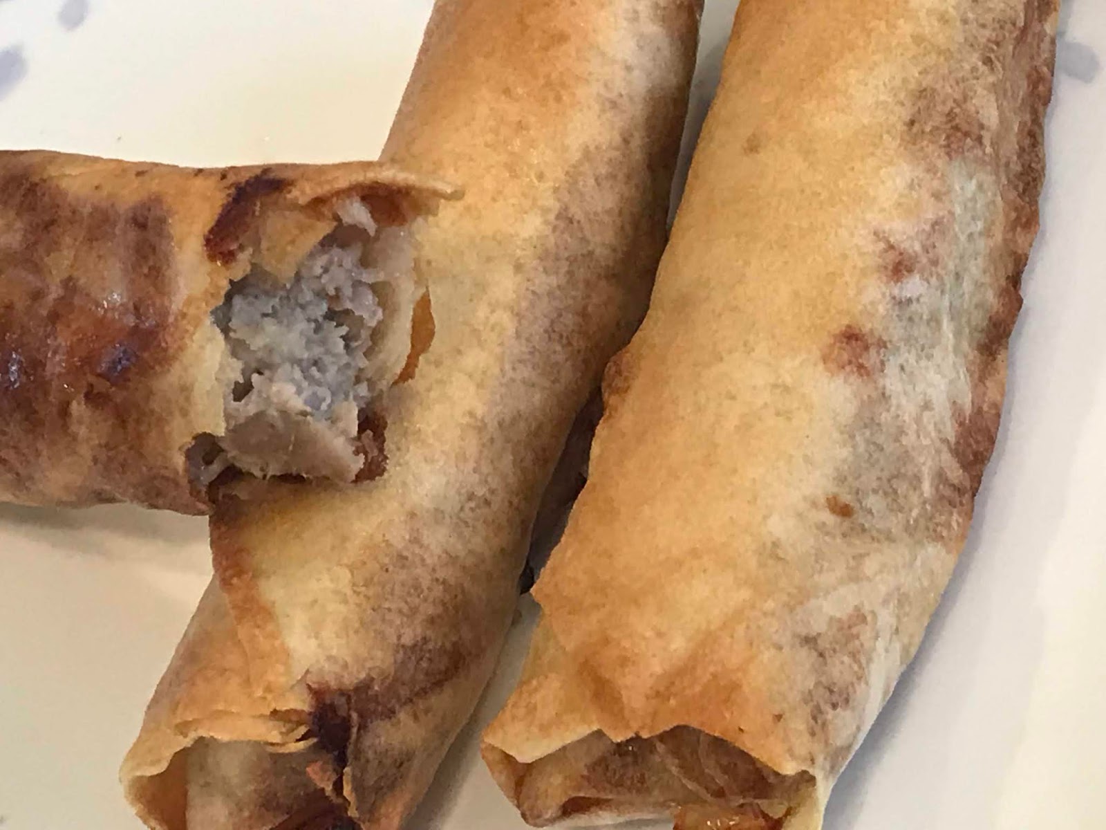 The Pastry Chef's Baking Lumpia in the air fryer