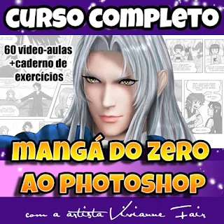 Curso de mangá completo do zero ao Photoshop