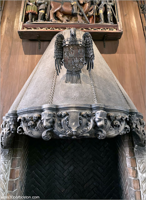Escudo de Armas de los Reyes Católicos en el Museo Isabella Stewart Gardner