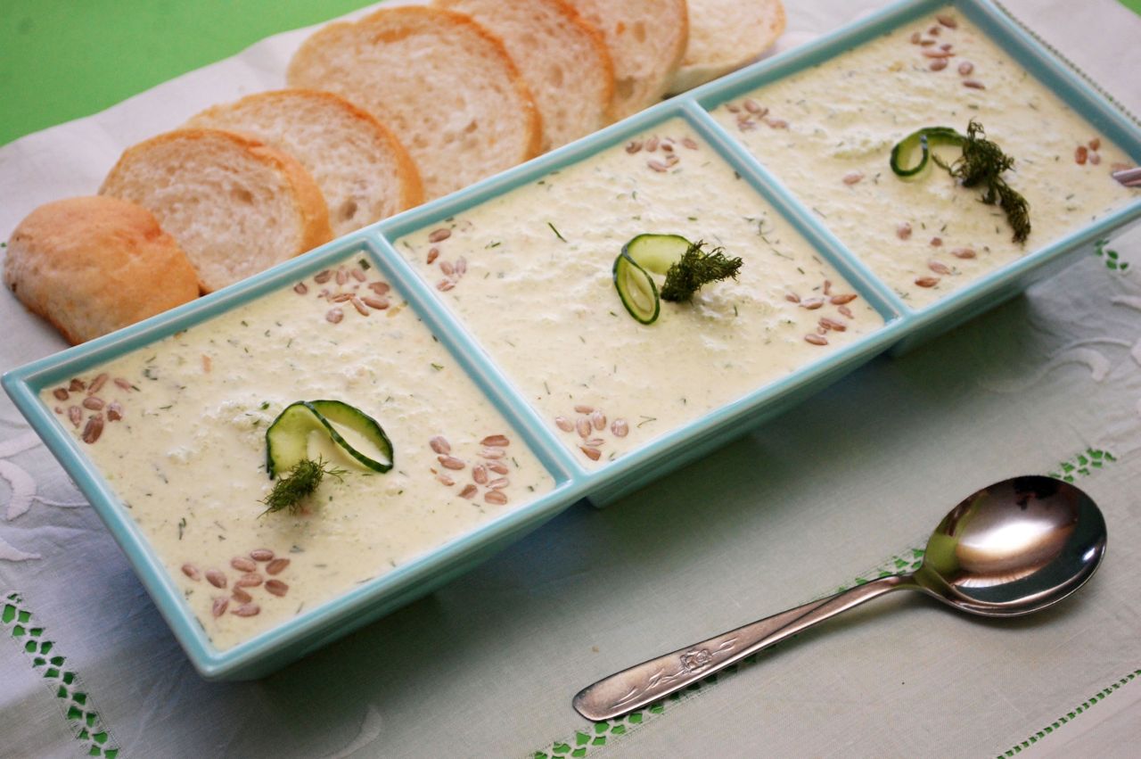 Supa rece de castraveti (de post)