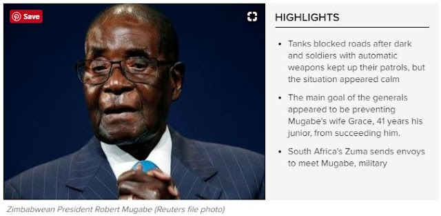 Zimbabwe on Knife's Edge after Military Seizes Power - DNU