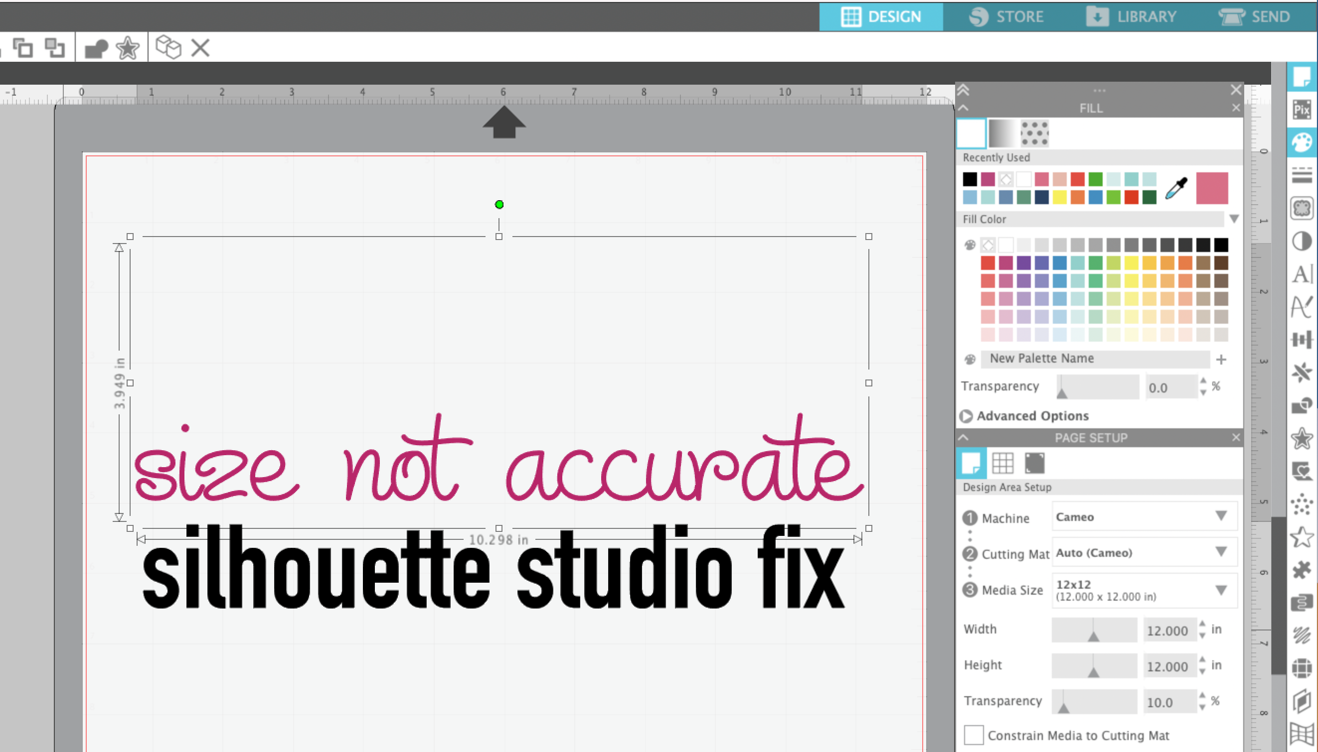 How to Accurately Measure Design or Text Size in Silhouette Studio Silhouette School