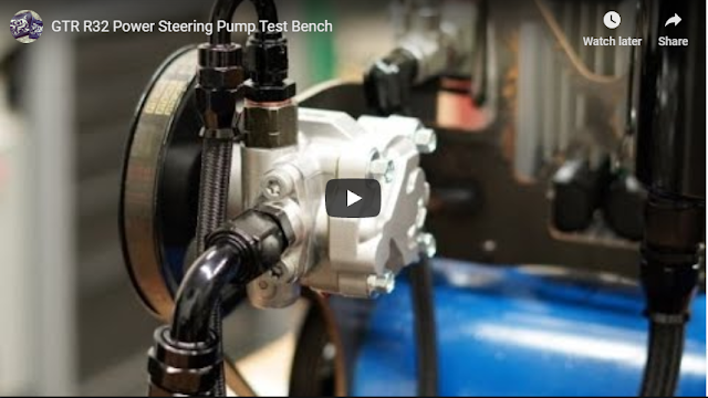 twijfel cel Diplomaat Nissan Skyline GT-R s in the USA : GTR R32 Power Steering Pump Test Bench  From TwoSixEngineering