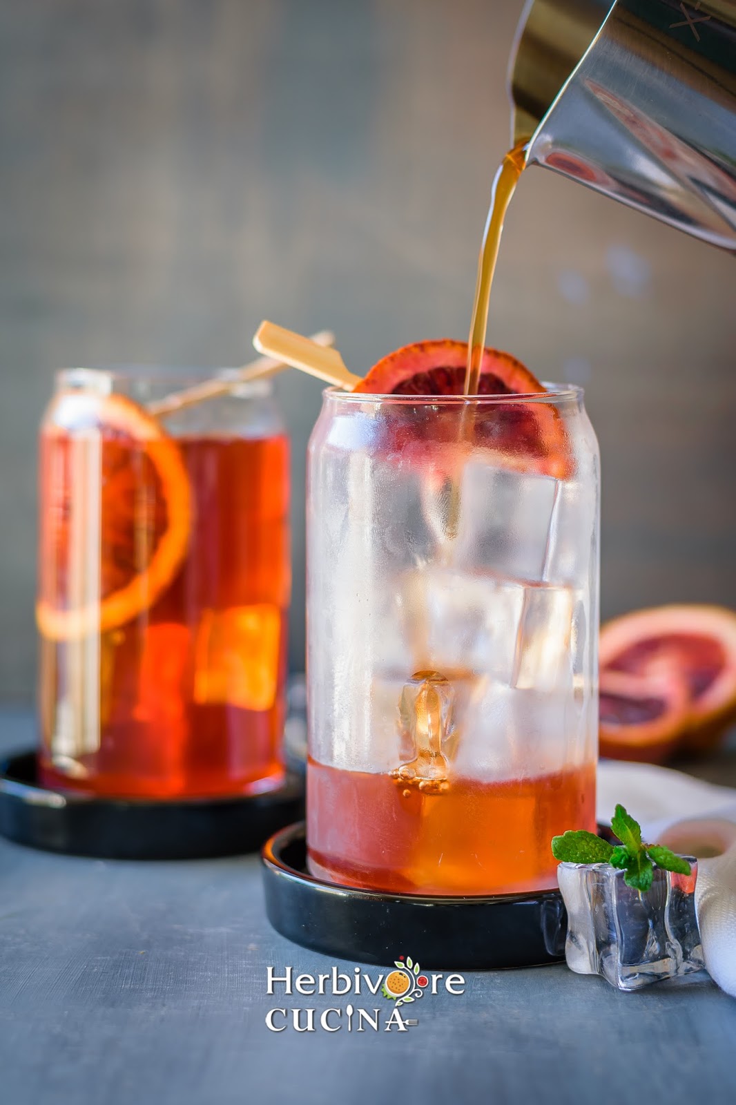 Herbivore Cucina Blood Orange Iced Tea
