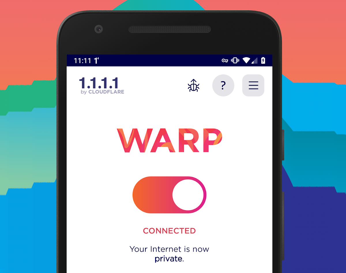 WARP is a mobile app designed for users to secure their phone’s Internet traffic.