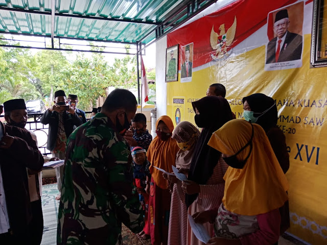 Maulid Nabi, Anak Yatim dan Duafa Mendapat Santunan