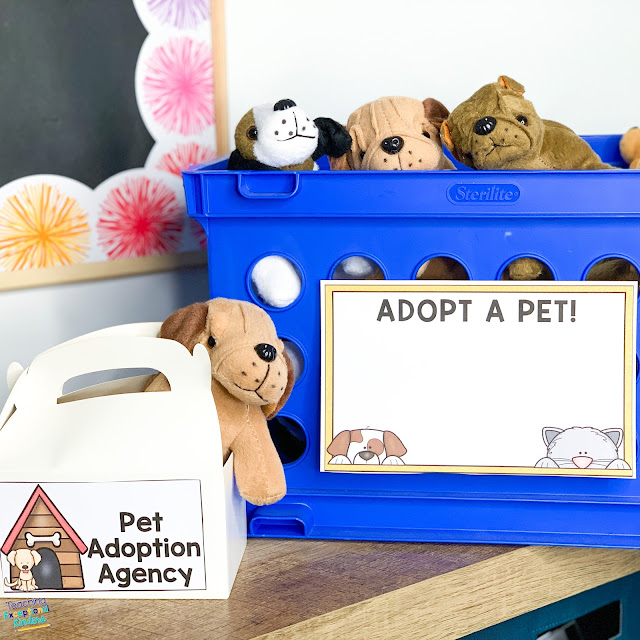 Learn how to set up a pretend adoption center for your students to adopt a reading buddy stuffed animal at kindergarten open house or orientation.  This is a fun way to motivate your kids to want to read!  Your students will love choosing a stuffed animal to read to and take care of.  Setting up this activity can be simple and the impact can be powerful.  Learn how to engage kids and family in reading today!