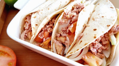 Fajitas de salmón