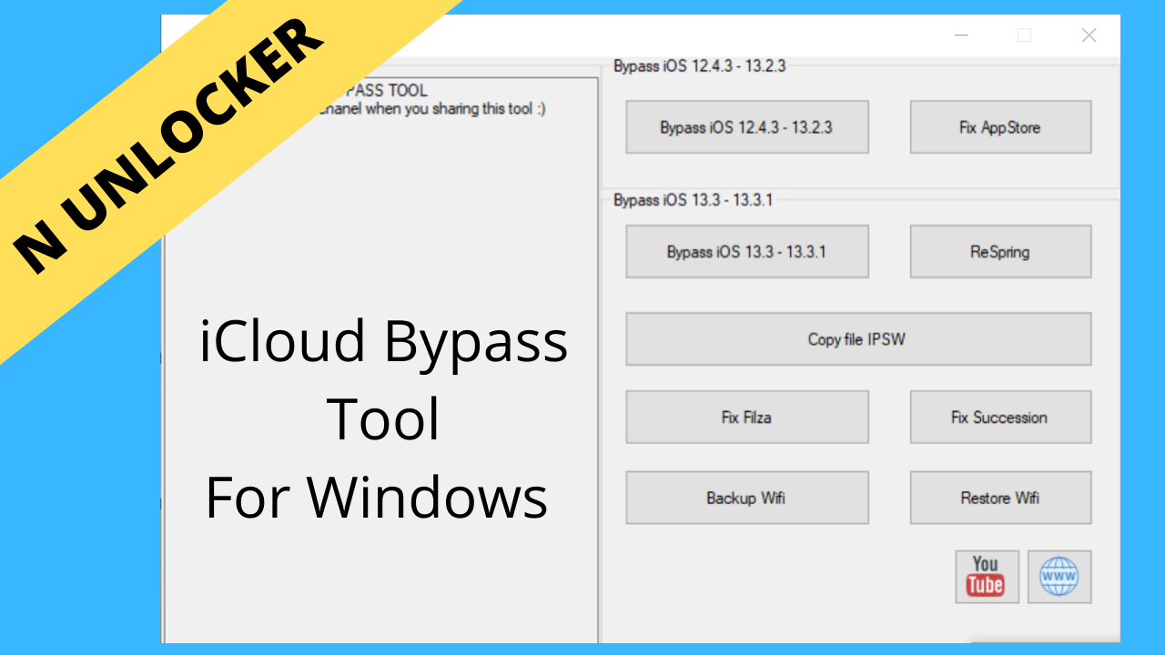 ORGNAL TOOL Windows Bypass iCloud iOS iOS13 13.3.1 and downgrade