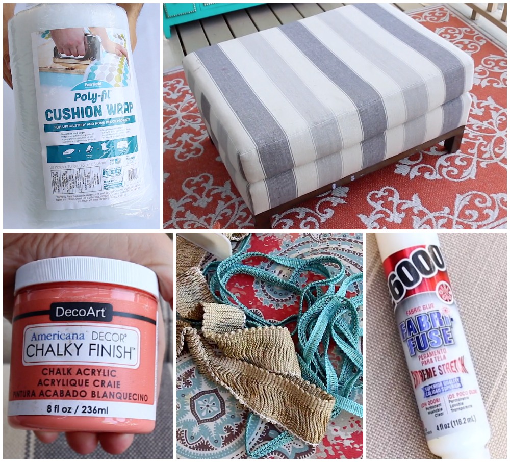 Mark Montano Boho Ottoman Makeover