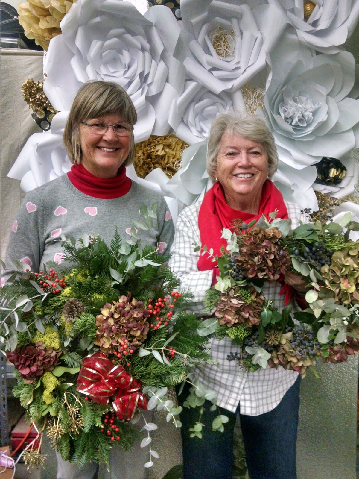 Windmill Farm Fresh Holiday Wreath Making Classes and Christmas Coming