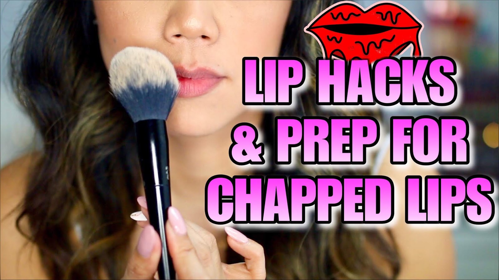 HOW TO GET RID OF DRY CHAPPED LIPS FAST! LIP HACKS FOR SMOOTH LIPS TIPS & TRICKS FOR SMOOTH LIPS!