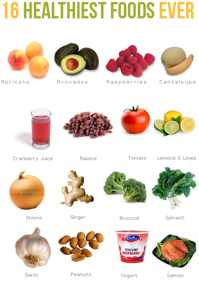 ALLTOPPINS!: 16 Healthiest Foods EVER!