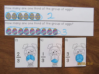 Shading Fractions Task Cards