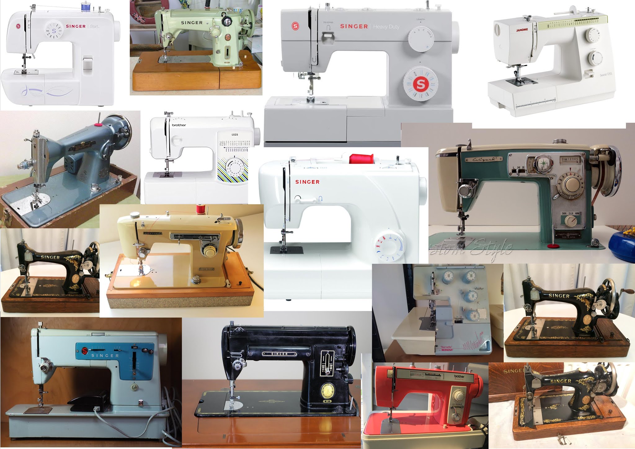 Sewing Machine servicing & repairs Items Repaired