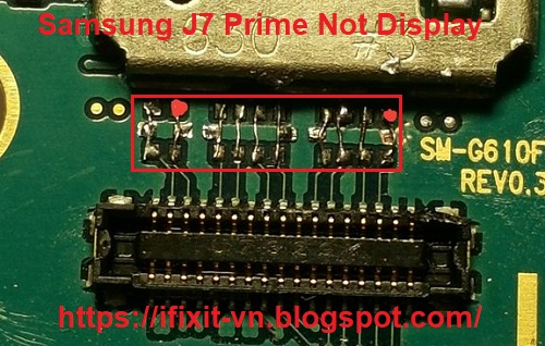 Samsung Galaxy J7 Prime Not Display