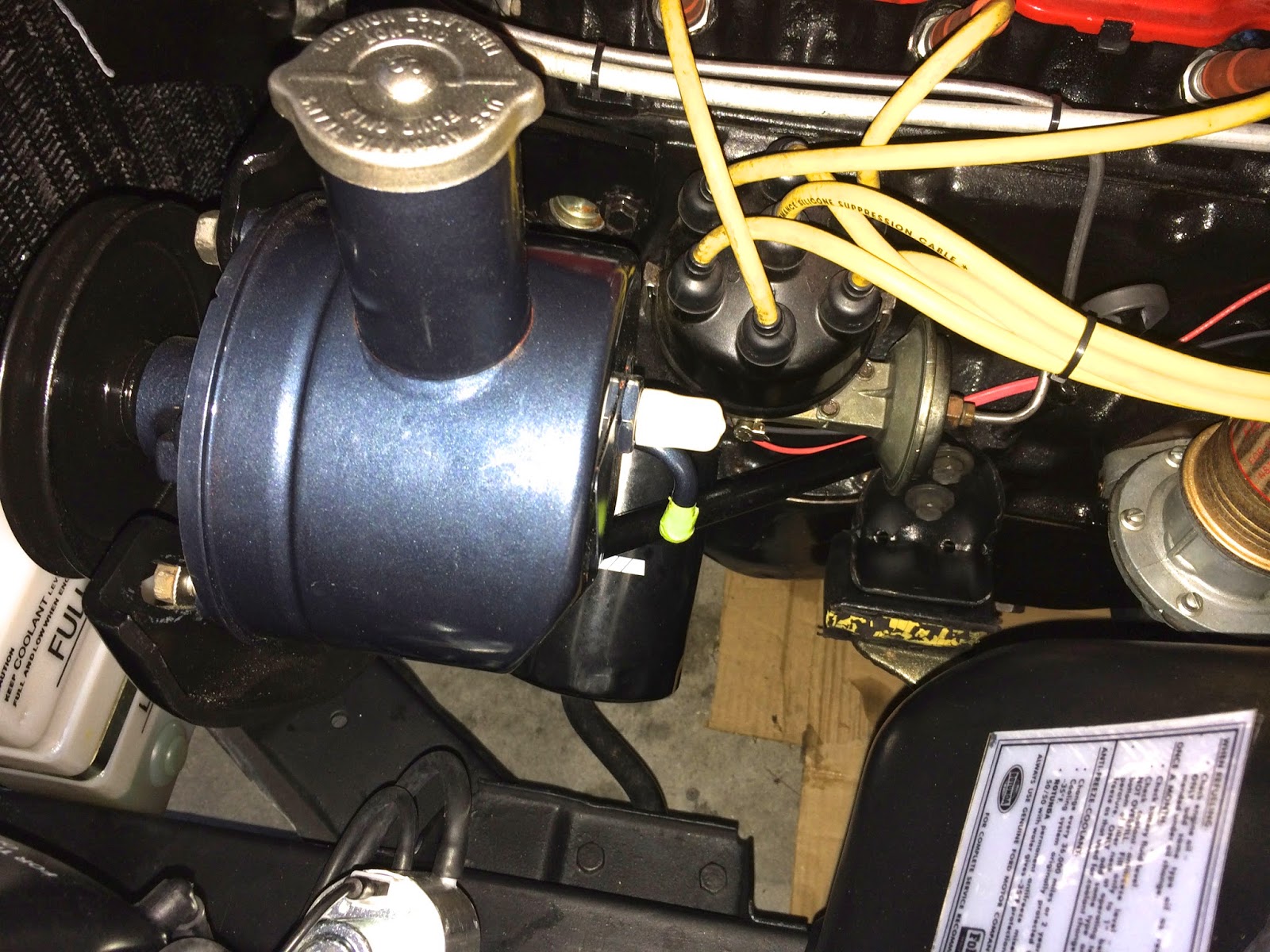 1965 Convertible Mustang Restoration: 1965 Ford Mustang Factory Power