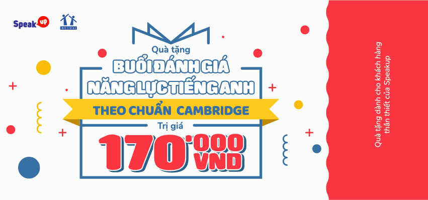 Voucher 170.000 đánh giá năng lực tiếng Anh của Học Mãi