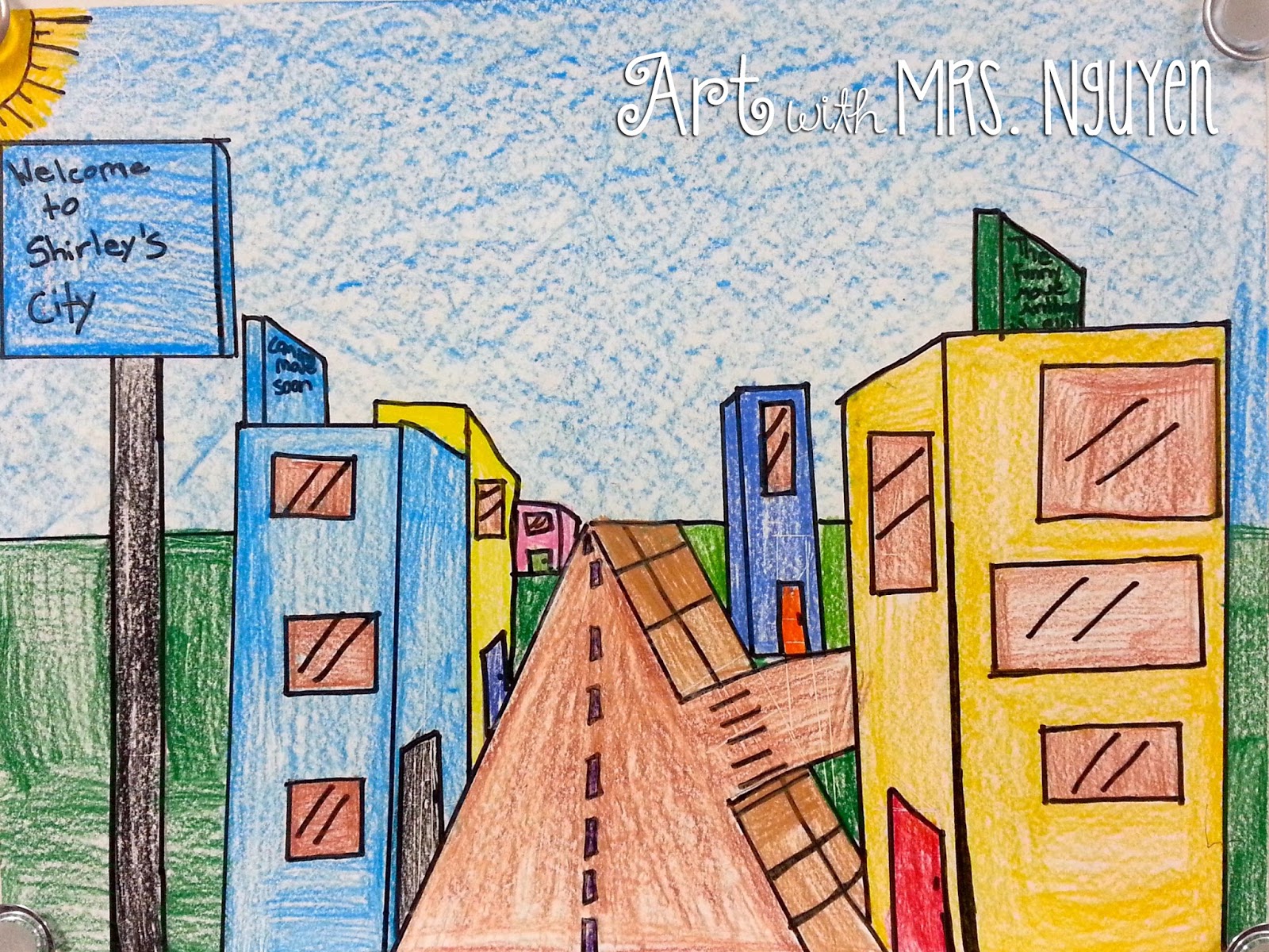 Featured image of post Easy City Drawing With Colour