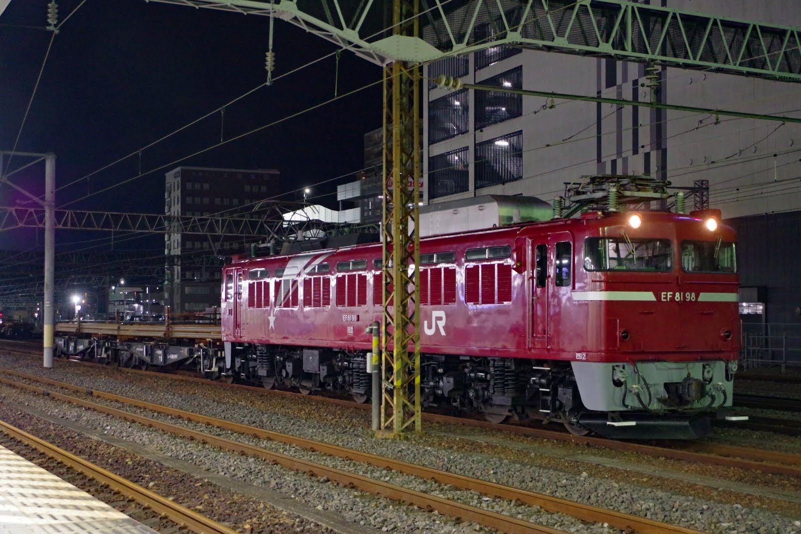 お気楽 鉄道の部屋 6 21 22 荒川沖工臨 Ef81 98牽引