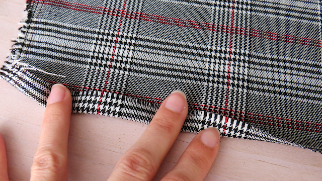 Primera doblez para hacer el dobladillo