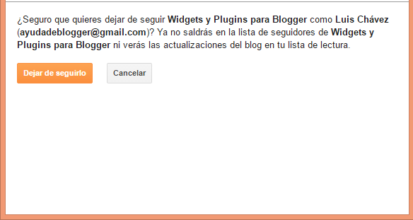 Nuevos cambios en el Gadget Seguidores de Blogger