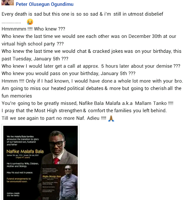 Nigerian man based in Canada dies on his birthday [photos] 12