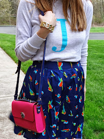 Rebecca Minkoff Bag, Old Navy Sweater, Wizards of the West Skirt - House Of Jeffers blog