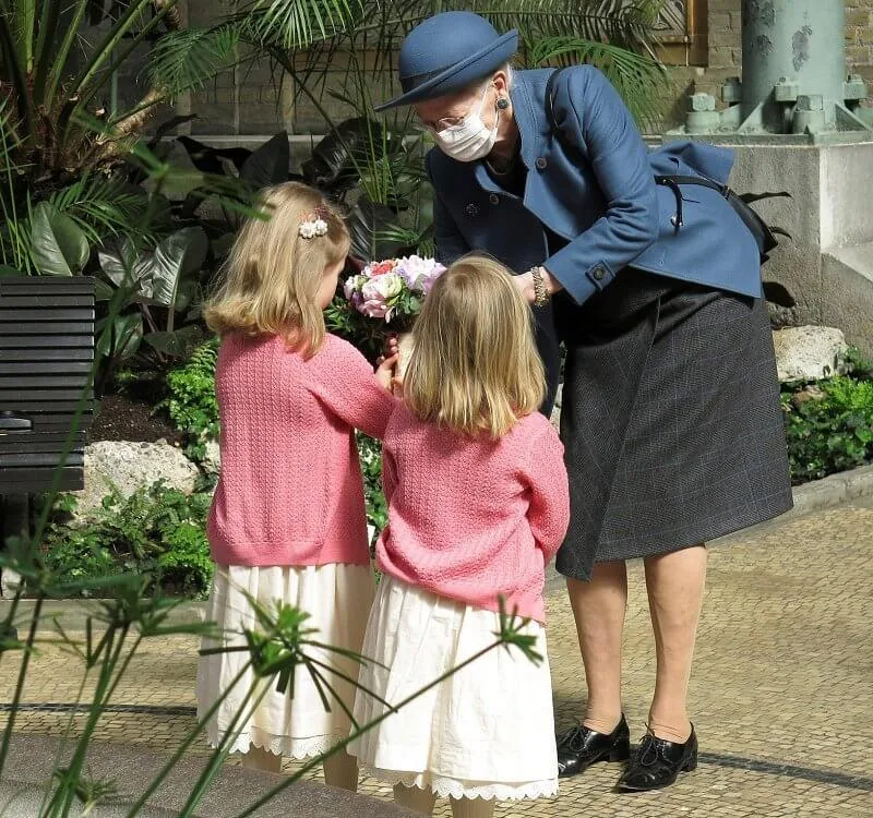 Queen Margrethe visited the Glyptotek Museum in Copenhagen. Augustinus Foundation and Aage and Johanne Louis-Hansen's Foundation