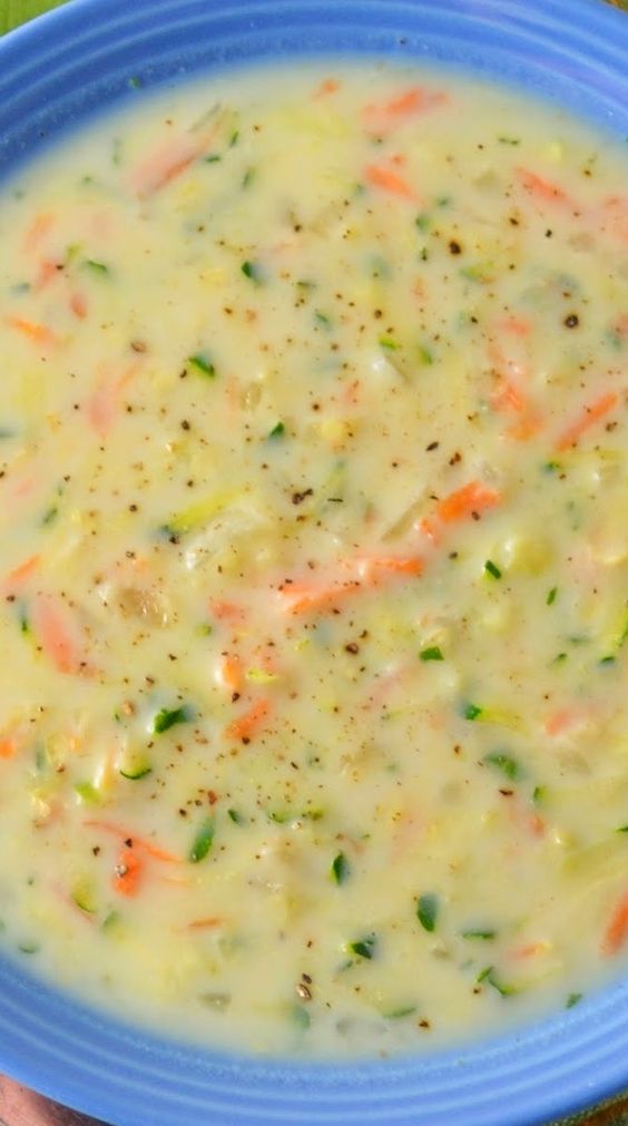 Creamy Zucchini and Carrot Soup Whole30 Dessert Recipes