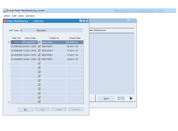 .: VAT Process in RMS