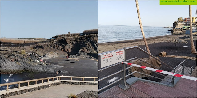 Las playas de Puerto Naos y Charco Verde se delimitarán por sectores para garantizar las medidas de distanciamiento social entre los usuarios