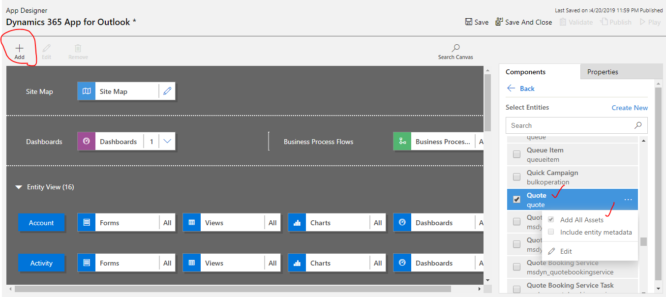 MICROSOFT DYNAMICS CRM /365 BLOG How to add and filter an entity and views on Dynamics 365 App