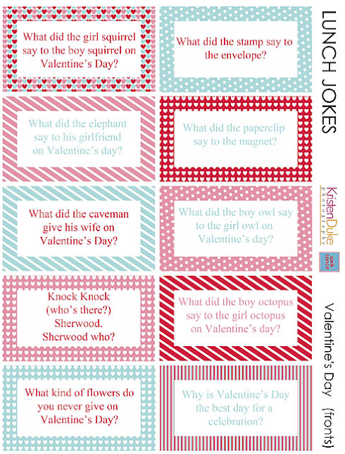 Be Different...Act Normal: Valentine Lunch Box Jokes [Valentine Printables]