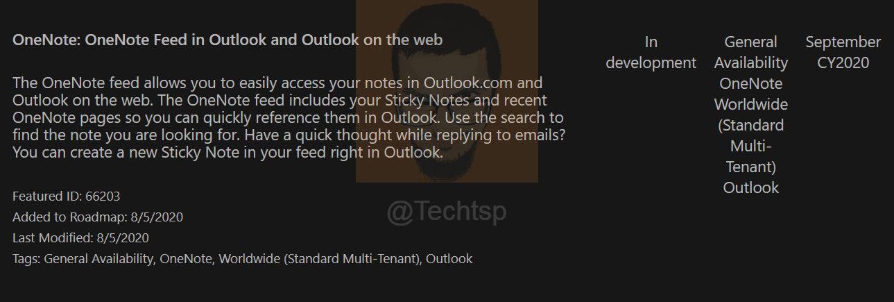 Soon search for your Microsoft OneNote inside Outlook