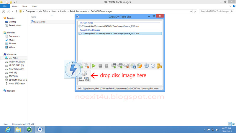 HOW TO MOUNT DISC IMAGE USING DAEMON TOOL ~ noexit4u.com
