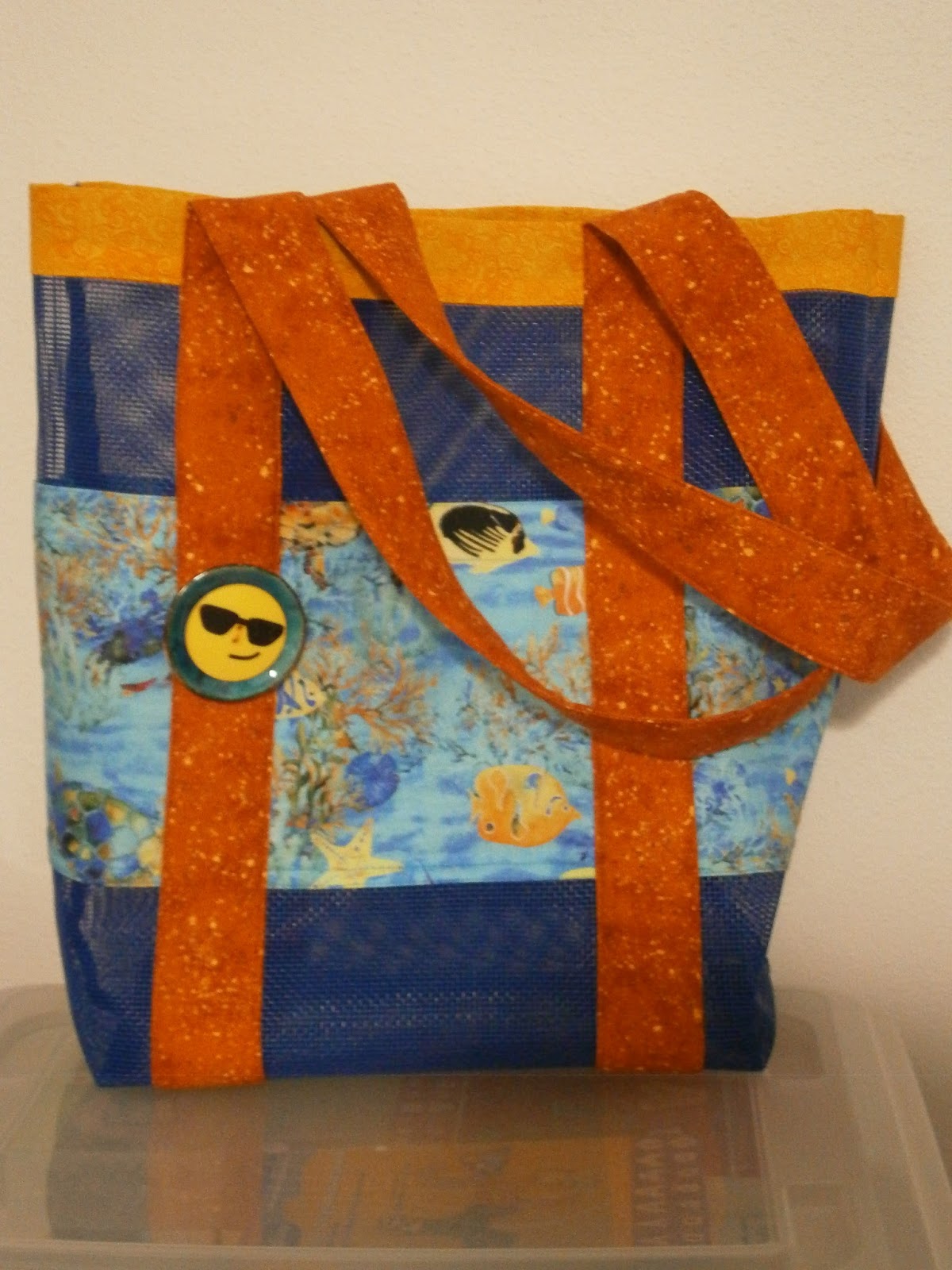 Sewing & Scrapping with Susan Mesh Beach Bag