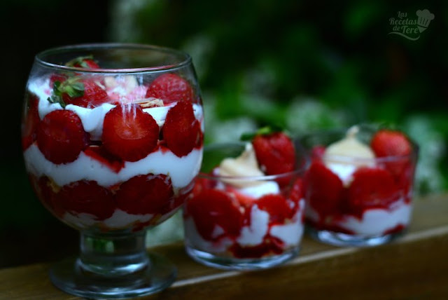 Merengón de fresas