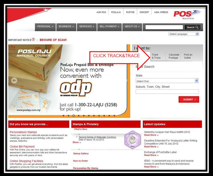 FANATIC How To Track Item Sent By Pos Daftar (Register Mail)