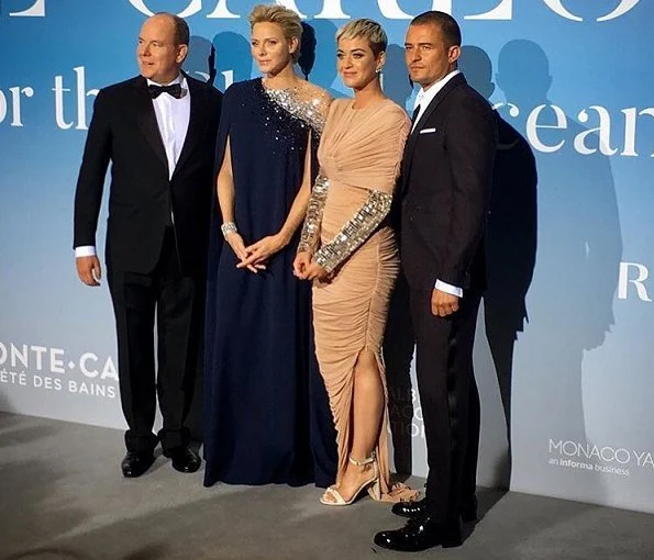 Isabeli Fontana, Alessandra Ambrosio, Orlando Bloom, Katy Perry, Toni Garrn, Lais Ribeiro, Beatrice Borromeo and Tatiana Santo Domingo at gala