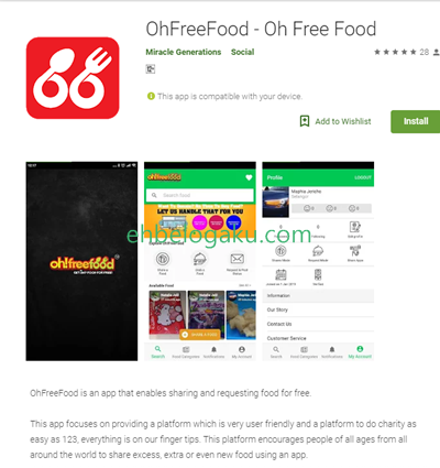Appstore apps,download apps.oh free food,charity food apps