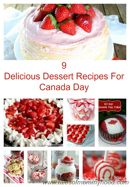 Canada Day themed dessert ideas