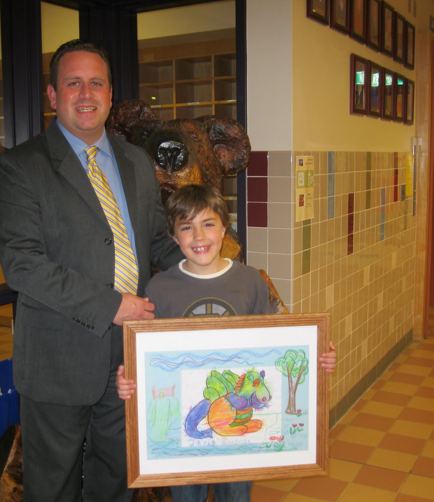 Woodville School's Blog Artwork for the Principal's Office