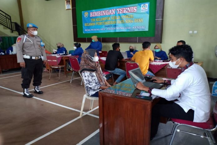 Polri Kawal Program Vaksinasi Covid-19 di Kendal