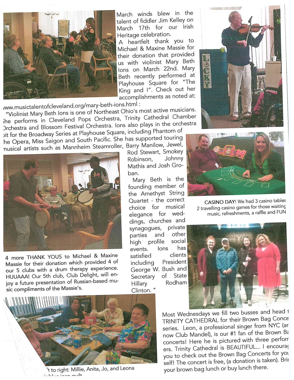 Menorah Park's Mandel Adult Day Center in Cleveland, Ohio Menorah Park